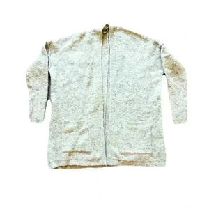 Women's Free People Grey Sweater Long Sleeve Open Front Cardigan Size XSmall